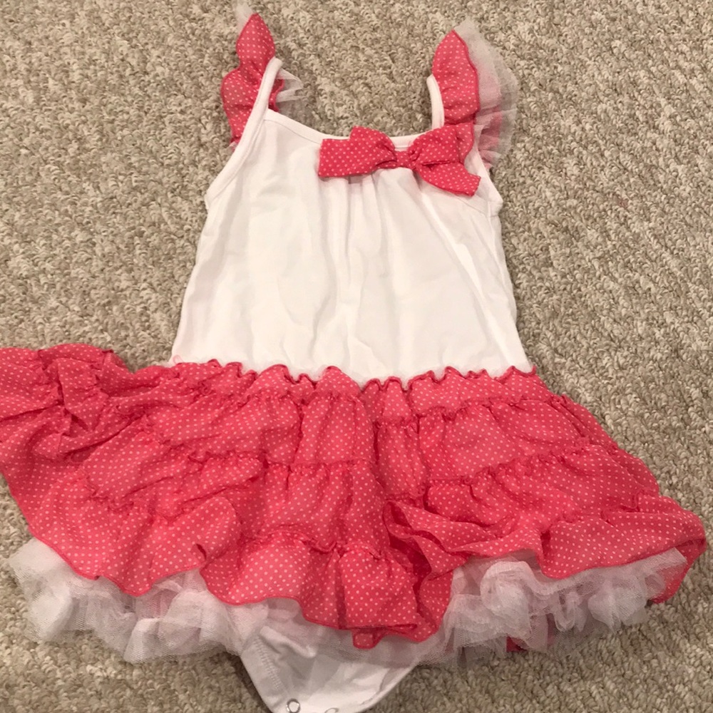Koala baby boutique dress with snaps 18m